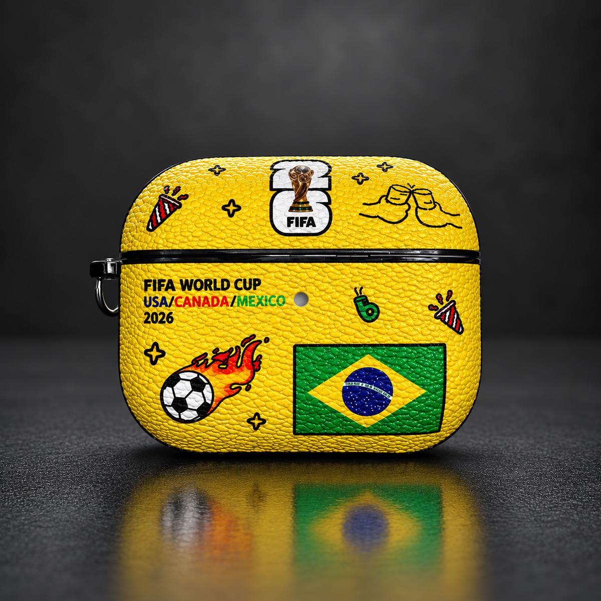 FIFA World Cup 2026 Edition Leather Cover for Buds Pro 3
