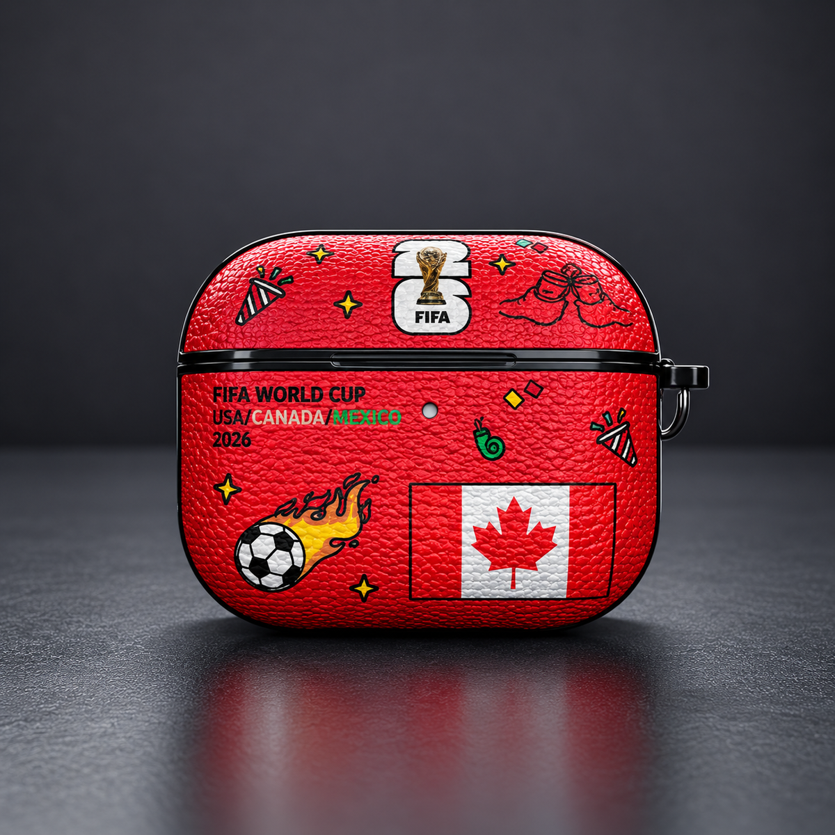 FIFA World Cup 2026 Edition Leather Cover for Buds Pro 3